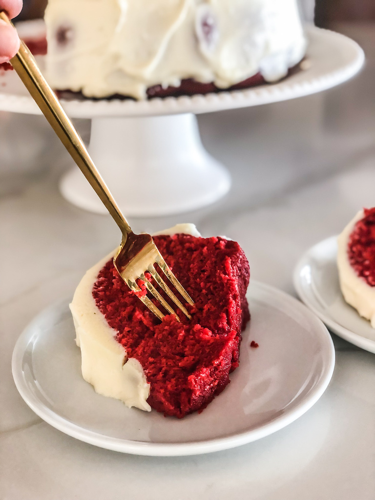 Red Velvet Bundt Cake Adoring Kitchen