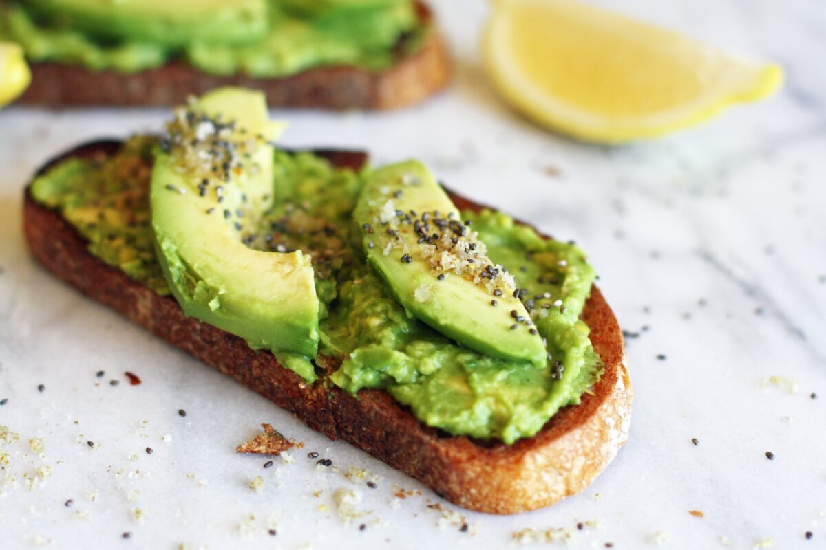 Toasted Avocado Tartine with Cumin Salt + Chia Seeds