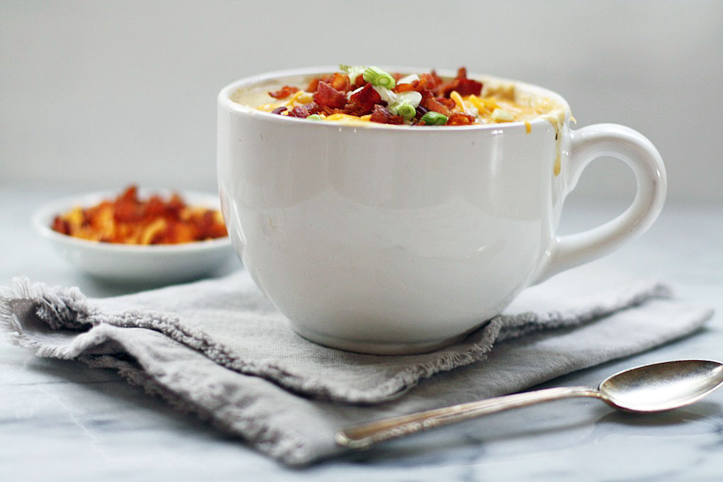 Slow Cooker Loaded Baked Potato Soup [Organic]