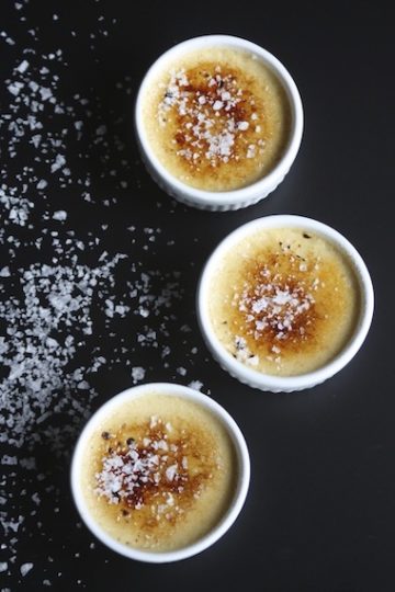 salted butterscotch creme brûlée - Adoring Kitchen