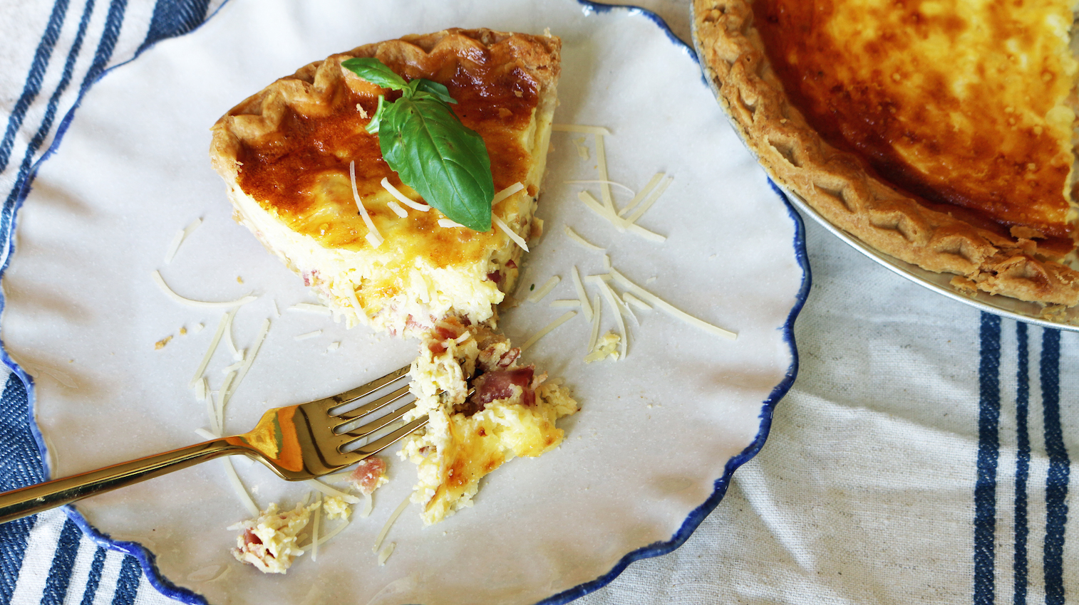 healthier quiche lorraine - Adoring Kitchen