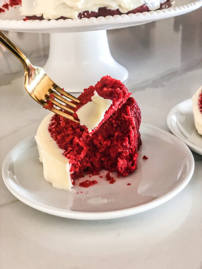 Red Velvet Bundt Cake - Adoring Kitchen